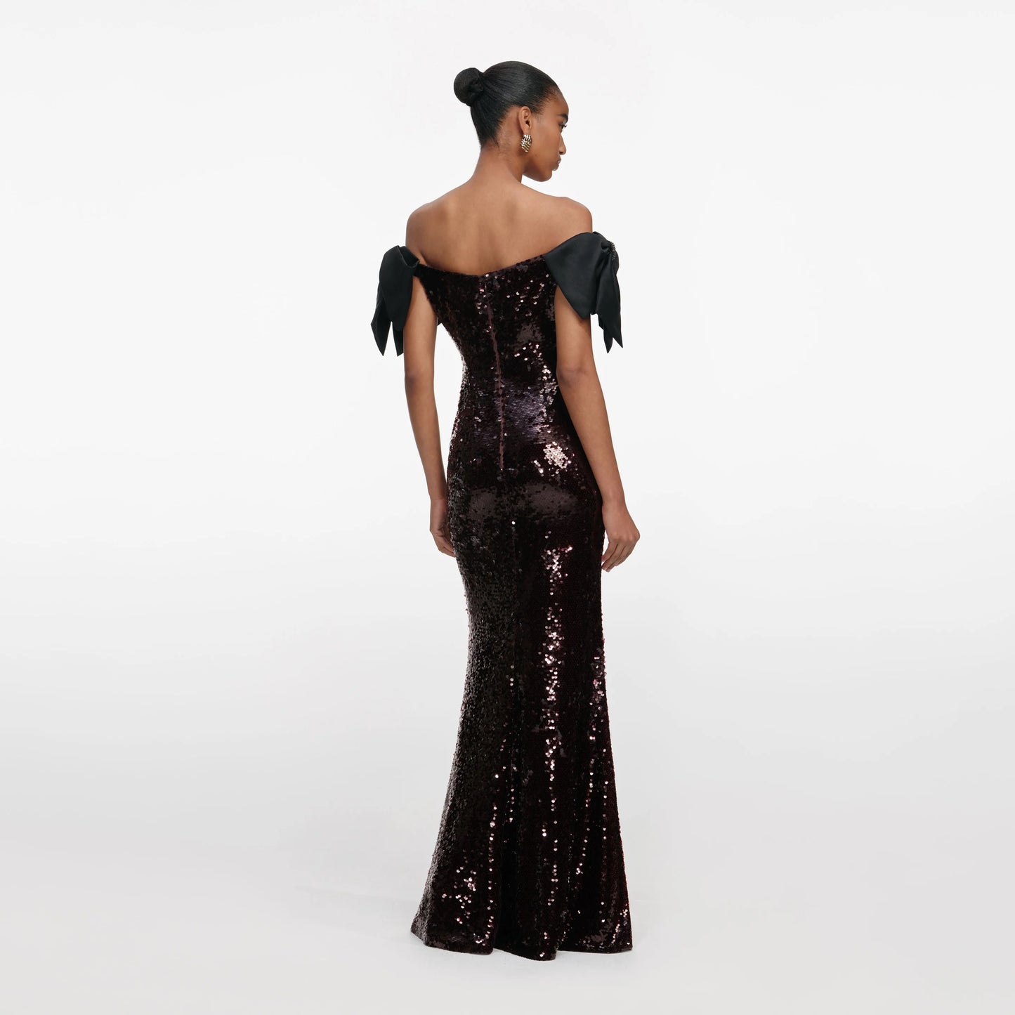 Self portrait sequin maxi