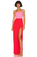 Amanda Uprichard Pink Red Dress