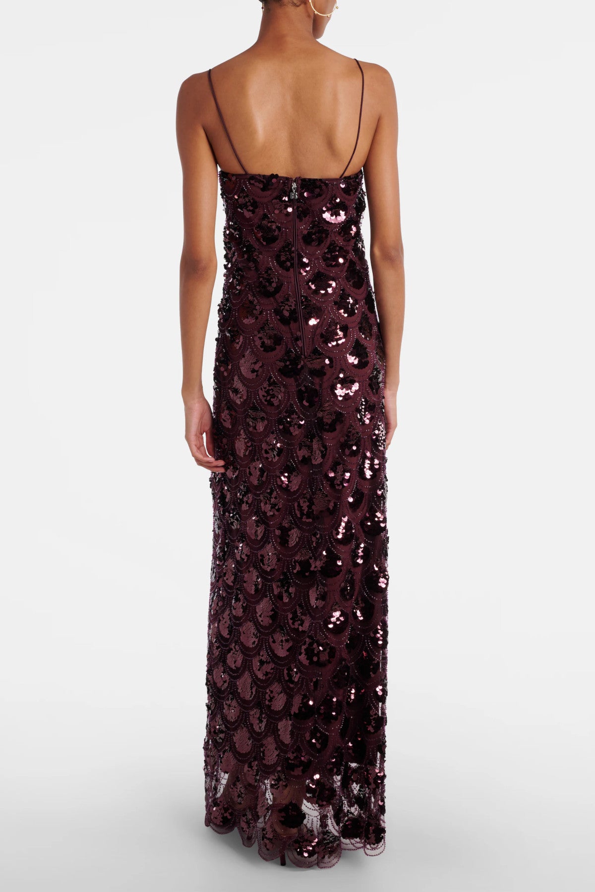 Rotate Embellished Cocktail Dress - Burgundy