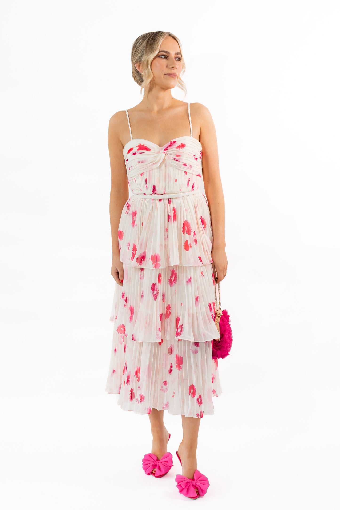 Self Portrait Pink Cream Floral