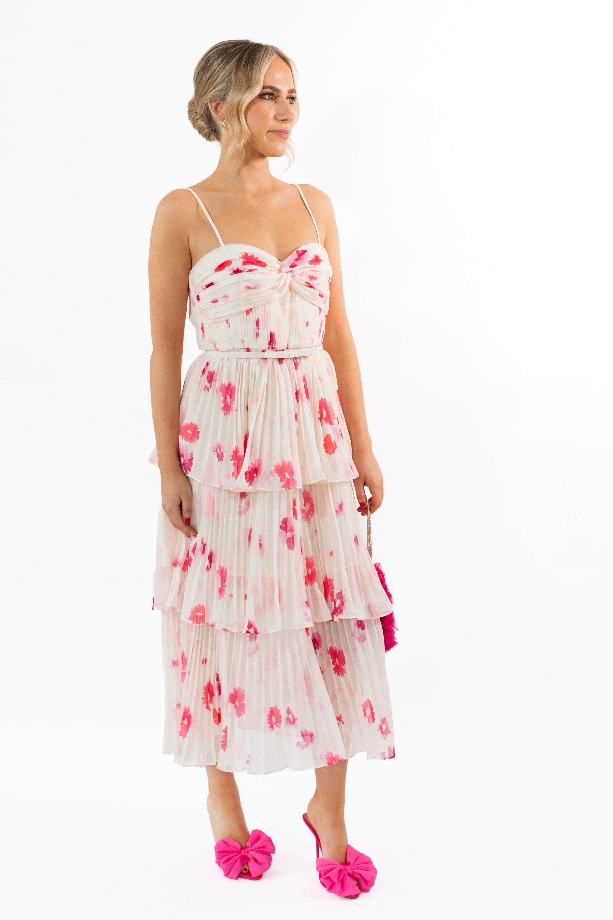 Self Portrait Pink Cream Floral