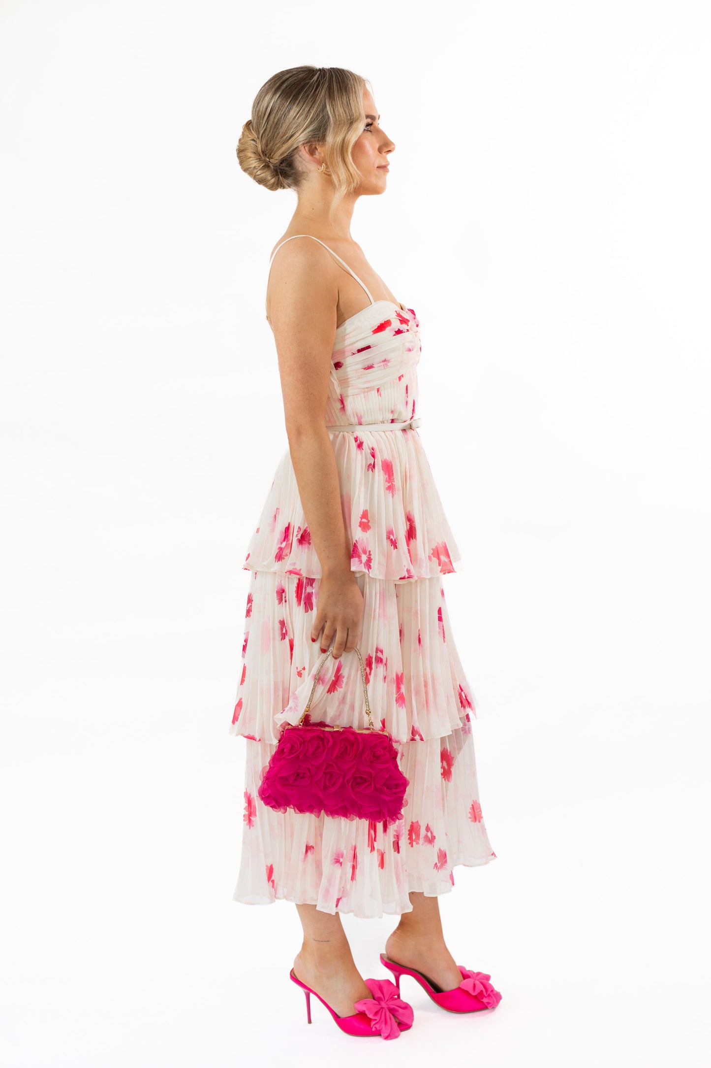 Self Portrait Pink Cream Floral