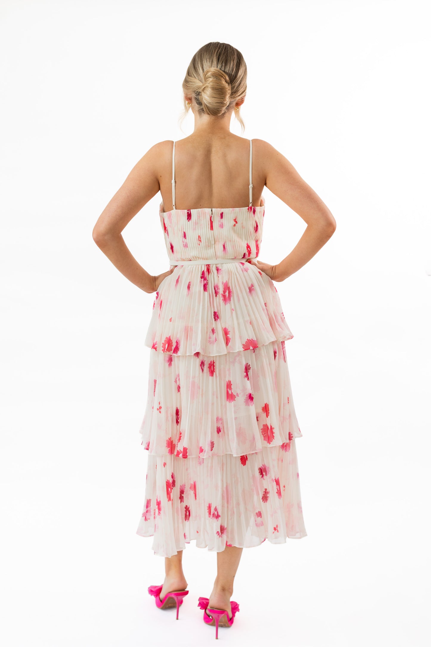 Self Portrait Pink Cream Floral