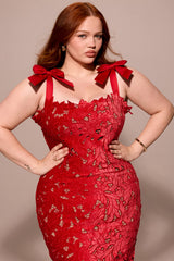 House of CB - Tiff Red Lace