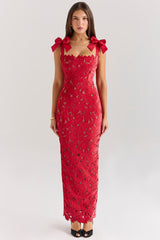 House of CB - Tiff Red Lace