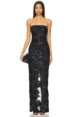 Rotate - Mesh Tube Dress Black
