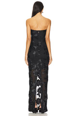 Rotate - Mesh Tube Dress Black