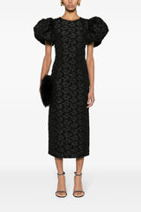Rotate - Floral Jacquard Black