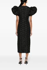 Rotate - Floral Jacquard Black