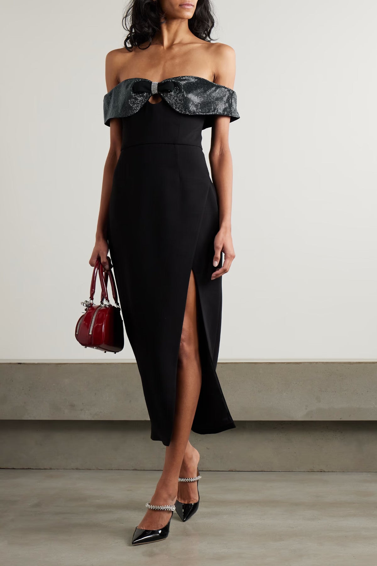 Self Portrait - Black off the Shoulder
