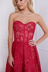 Nadine Merabi - Red Midi