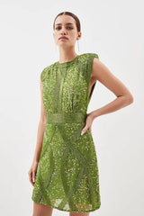 Karen Millen - Green Mini