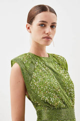 Karen Millen - Green Mini