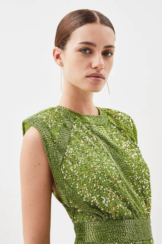 Karen Millen - Green Mini
