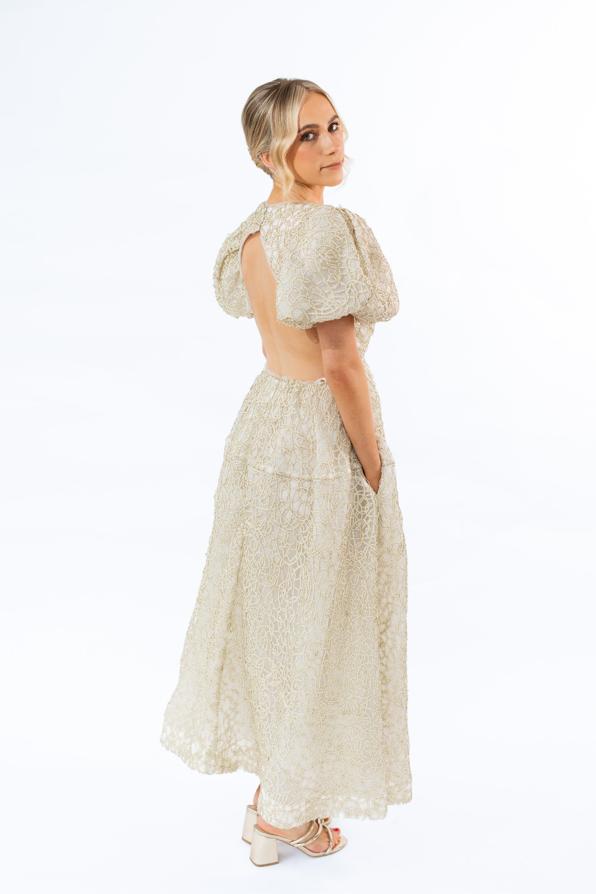 Aje - Patina Gold Dress