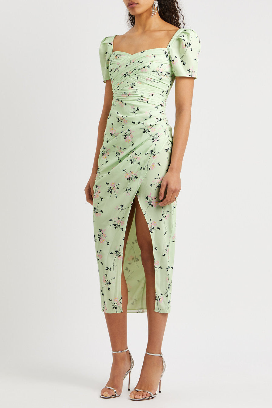 Self Portrait - Floral Print Midi