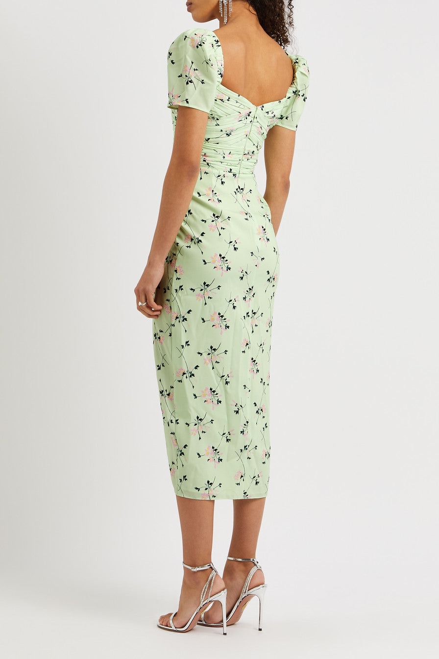 Self Portrait - Floral Print Midi