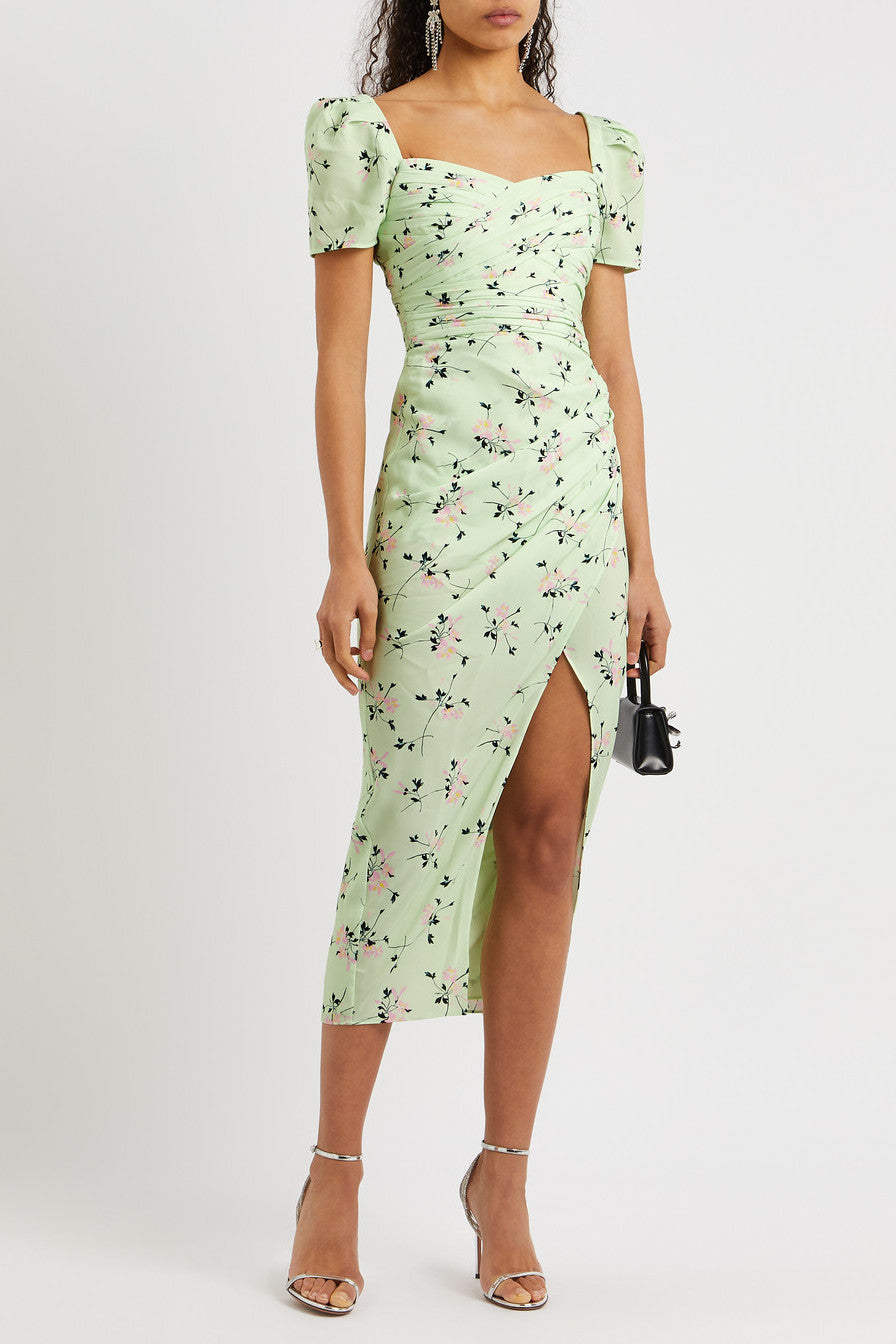 Self Portrait - Floral Print Midi