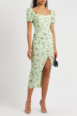 Self Portrait - Floral Print Midi