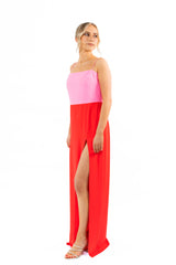 Amanda Uprichard Pink Red Dress