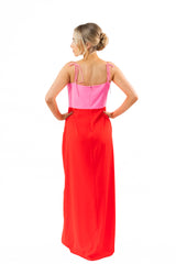 Amanda Uprichard Pink Red Dress