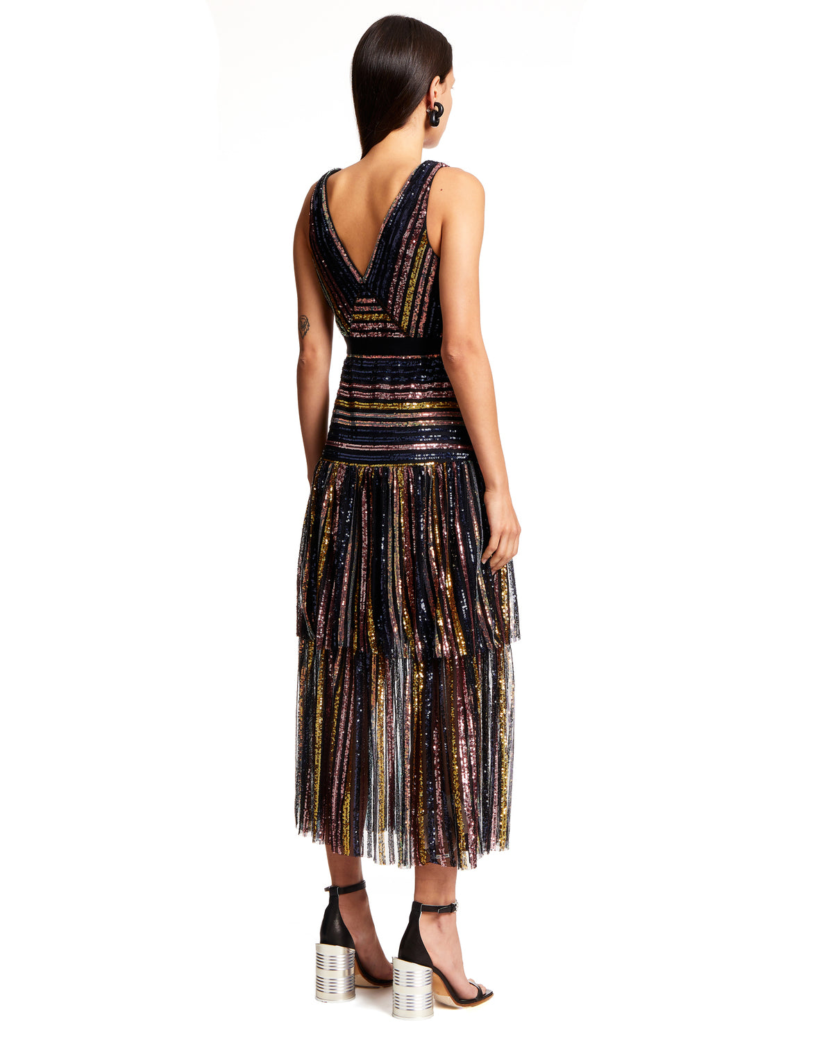 Self Portrait - Sequin midi