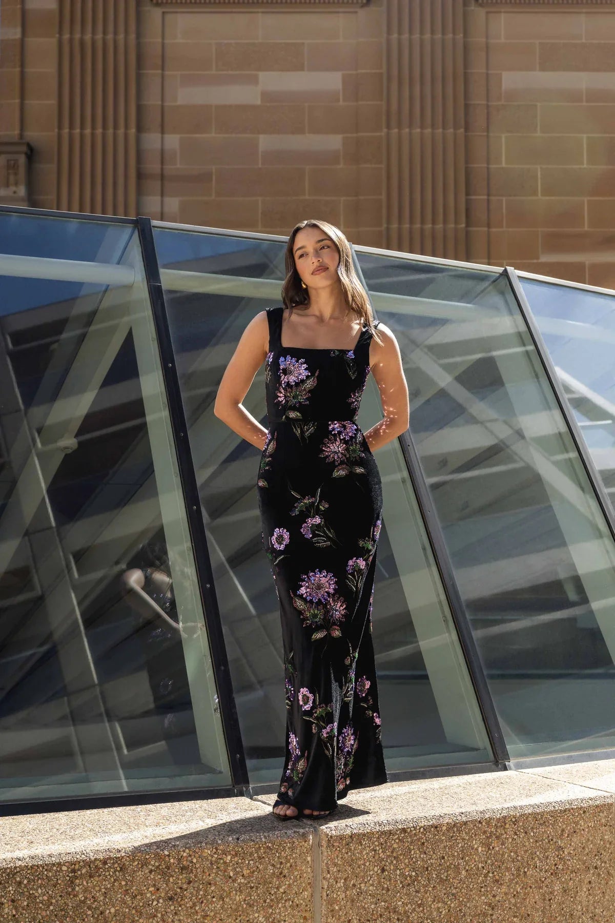 Elliatt Clio sequin gown